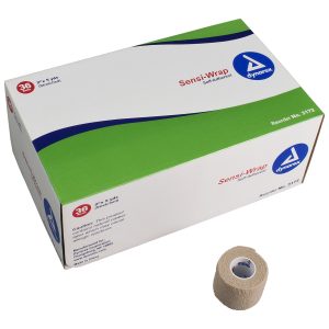 DYNAREX Sensi-Wrap Self-adherent Closure Cohesive Bandage, 2 Inch x 5 Yard 3172