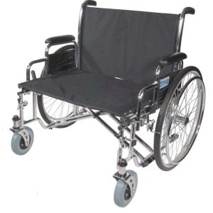 DRIVE DEVILBISS HEALTHCARE drive™ Sentra EC HD Extra-Extra-Wide Bariatric Wheelchair, 26 Inch Seat Width STD26ECDFA