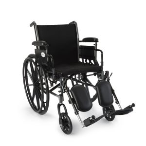 MCKESSON BRAND drive™ Cruiser III Manual Wheelchair, 18 Inch Seat Width 146-K318ADDA-ELR