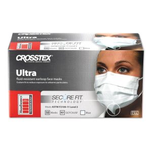 SPS MEDICAL SUPPLY Crosstex® Ultra Mask with Secure Fit®, Blue GCFCXUSF