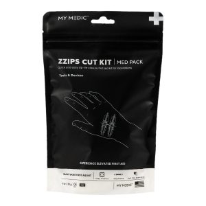 MYMEDIC Med Packs™ Zzips First Aid Kit for Cuts, Lacerations in Portable Pouch MM-SPL-MD-PK-ZZIP-CUT-EA