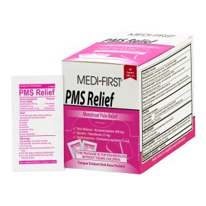 MEDIQUE PRODUCTS Medi-First PMS Relief Acetaminophen / Pamabrom / Pyrilamine maleate Pain Relief 82380
