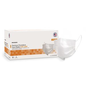 MCKESSON BRAND McKesson Procedure Mask, Pleated with Earloops, One Size Fits Most, White 73-GCFCXSSF