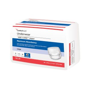 CARDINAL Sure Care Super Protective Incontinence Underwear Maximum Absorbency Extra Large 1225A