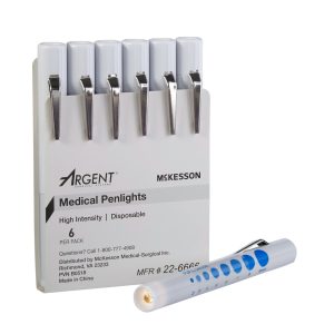 MCKESSON BRAND McKesson Disposable Penlight White Light, 4.5 Inch 22-6666