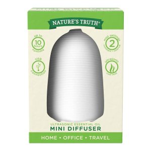 PIPING ROCK HEALTH PRODUCTS Nature's Truth Ultrasonic Essential Oil Mini Diffuser 84009310440