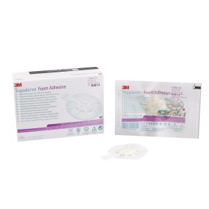 SOLVENTUM CORPORATION 3M™ Tegaderm™ High Performance Adhesive with Border Foam Dressing, 2¾ x 2¾ Inch 90614