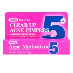 MAJOR PHARMACEUTICALS Rugby® Clear Up Acne Pimples, 5% Benzoyl Peroxide, 1.5-ounce tube 00536105556