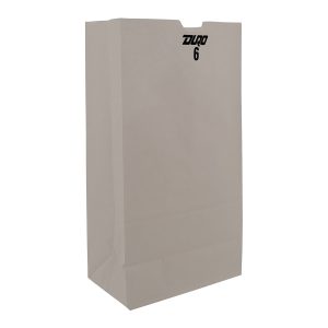 RJ SCHINNER CO Duro® White Paper Bag, 6 x 3.63 x 11.06 Inch 51046