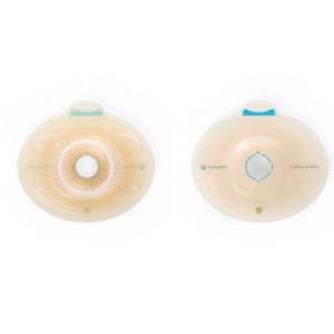 COLOPLAST SenSura® Mio Click Convex Deep Ostomy Barrier, 18 mm Stoma Opening, Green Match 16942