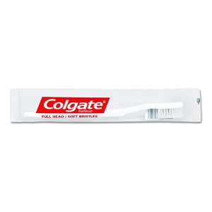 Colgate® White Toothbrush, Full Head, Soft Bristles 61034595