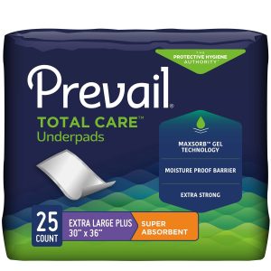 FIRST QUALITY PRODUCTS LLC Prevail® Total Care™ Super Absorbent Polymer Underpad, 30 x 36 Inch UP-425