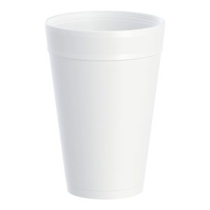 RJ SCHINNER CO Dart J Cup® White Styrofoam Drinking Cup, 32-ounce capacity 32TJ32