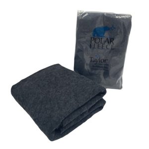 TAYLOR HEALTHCARE PRODUCTS First Comfort Fleece Thermal Blanket, Gray, 40 x 80 Inch 60-FCB4080GREY