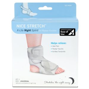 BROWNMED Nice Stretch® X-Lite Plantar Fasciitis Night Splint, One Size Fits Most 50320