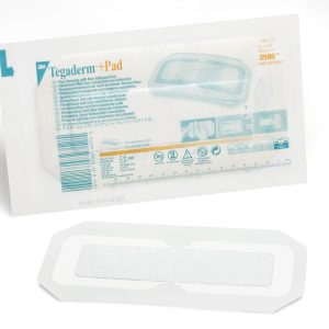 SOLVENTUM CORPORATION 3M™ Tegaderm™ Transparent Film Dressing with Pad, 3-1/2 x 8 Inch 3590