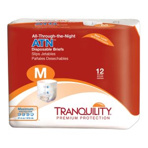 PRINCIPLE BUSINESS ENTERPRISES Tranquility® ATN Maximum Protection Incontinence Brief, Medium 2185