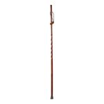 MABIS HEALTHCARE Brazos™ Twisted Oak Trekker Handcrafted Walking Stick, Red, 55-Inch 602-3000-1368