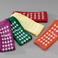 TIDI PRODUCTS Posey® Double Tread Fall Prevention Socks, Orange, One Size Fits Most 6239O
