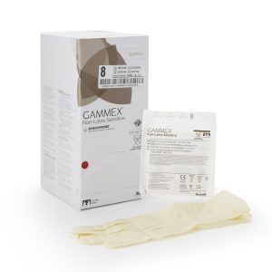 ANSELL Gammex® Non-Latex Sensitive Polychloroprene Surgical Glove, Size 8, Cream 20277280