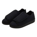 SILVERTS ADAPTIVE LLC Silverts® Men's Double Extra Wide Slip Resistant Slippers, Black, Size 7 SV55105_SVBCB_7