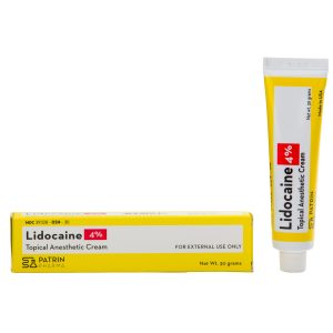 PATRIN PHARMA INC Patrin Pharma 4% Lidocaine Topical Anesthetic Cream 39328002430
