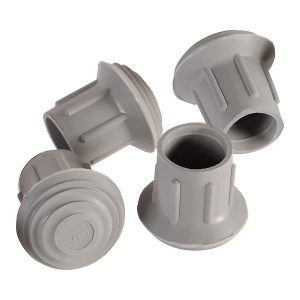 MABIS HEALTHCARE Mabis Replacement Tips for Walkers, Canes and Commode Chairs, 1-inch 519-1373-9504