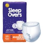 FIRST QUALITY PRODUCTS LLC Cuties® Sleep Overs® Absorbent Underwear, Large / Extra Large SLP05302