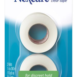 3M COMPANY 3M™ Nexcare™ Flexible Stretchy Fabric Medical Tape, 1 Inch x 10 Yard, Clear 771-2PK