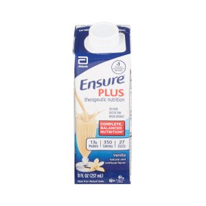 ABBOTT NUTRITION Ensure® Plus Therapeutic Nutrition, Vanilla, 8-ounce carton 64905