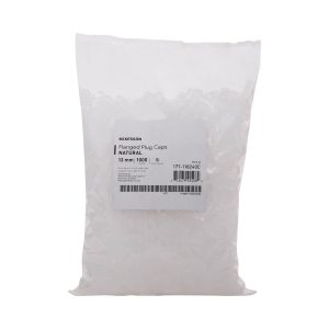 MCKESSON BRAND McKesson Flanged Plug Cap, Colorless, Polyethylene, for use with 13 mm Tubes 177-118240C