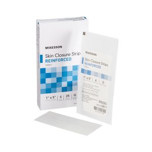 MCKESSON BRAND McKesson Skin Closure Reinforced Strip, 1 X 5 Inch 3011