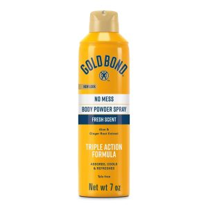 SANOFI Gold Bond® No Mess Body Powder Spray, Fresh Scent, 7 oz. 04116701314