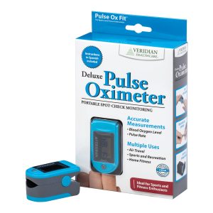 VERIDIAN HEALTHCARE LLC SmartHeart Fingertip Pulse Oximeter for Blood Oxygen Saturation, Deluxe 11-50D