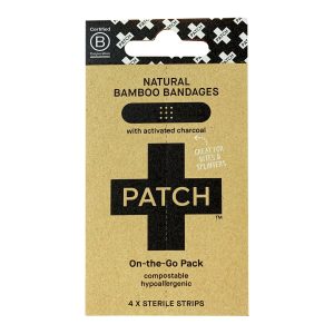 NUTRICARE USA LLC Patch™ On The Go Pack Adhesive Strip with Charcoal, 3/4 x 3 Inch PATACOTGCT