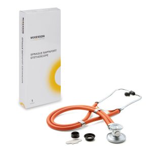 MCKESSON BRAND McKesson Sprague-Rappaport Stethoscope, 22 Inch, Orange 641NOMM