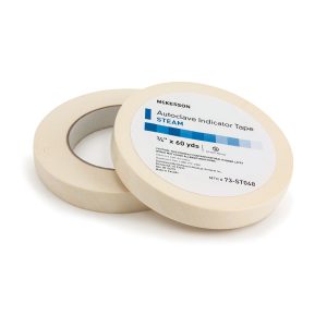 MCKESSON BRAND McKesson Steam Indicator Tape, 0.5 Inch x 60 Yard 73-ST48