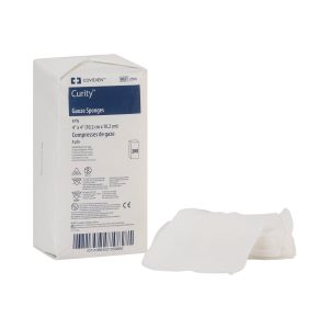 CARDINAL Curity™ USP Type VII Gauze Sponge, 4 x 4 Inch, 8-Ply 2556-