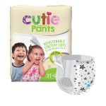 FIRST QUALITY PRODUCTS LLC Cutie Pants® Toddler, Heavy Absorbency, Daytime/Overnight, 32 – 40 lbs, 3T to 4T WP8001/1