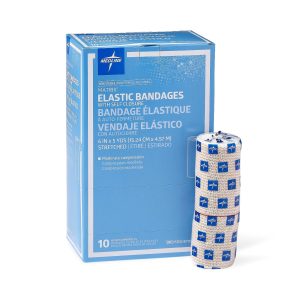 MEDLINE Matrix Double hook-and-loop closure Elastic Bandage, 6 Inch x 5 Yard MDS087006LF
