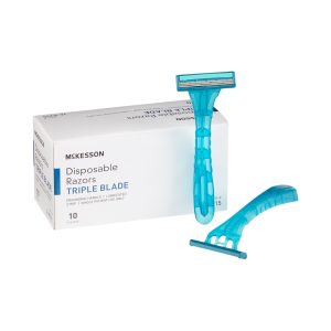 MCKESSON BRAND McKesson Triple Blade Disposable Razors 16-RZ15