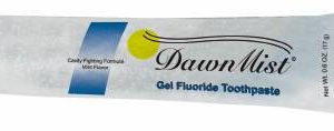 DONOVAN INDUSTRIES DawnMist® Clear Gel Toothpaste, Fresh Mint Flavor, 0.6-ounce Tube GTP4654