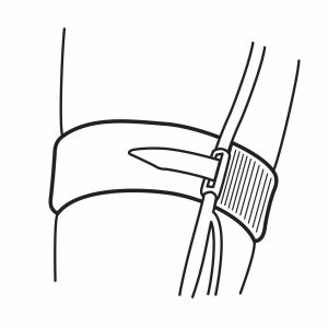O&M HALYARD INC Halyard Leg Strap for Universal Indwelling Catheter, 2 x 24 Inch 36600