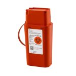 CARDINAL SharpSafety™ Sharps Transport Container, 1 Quart, 8.75 x 2.5 x 4.5 Inch 8303SA