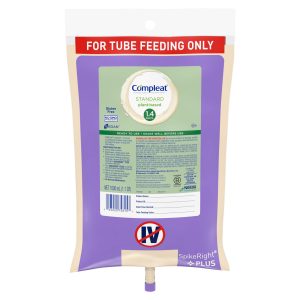 NESTLE HEALTHCARE NUTRITION Compleat® Standard 1.4 Cal Plant-Based Tube Feeding Formula, Vanilla, 1000 mL 00043900349275