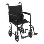 MCKESSON BRAND McKesson Transport Chair, Black 146-ATC19-BK