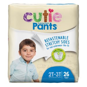 FIRST QUALITY PRODUCTS LLC Cutie Pants Training Pants, 2T to 3T CR7007