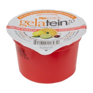 MEDTRITION/NATIONAL NUTRITION Gelatein® 20 Fruit Punch High Protein Gelatin, 4-ounce cup 11693