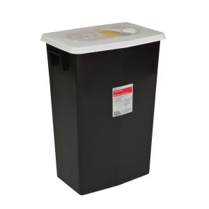 CARDINAL SharpSafety™ RCRA Waste Container, 18 Gallon, 26 x 12¾ x 18¼ Inch 8618RC