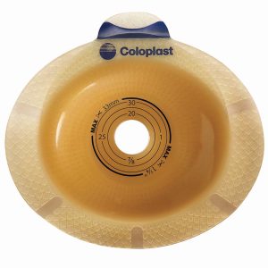 COLOPLAST SenSura® Click Convex Light Barrier, Trim to fit 15 – 22 mm Stoma Opening, Green 11011